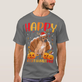 T-shirt Amant chien amusant Happy Rhodesian Ridgeback Hell