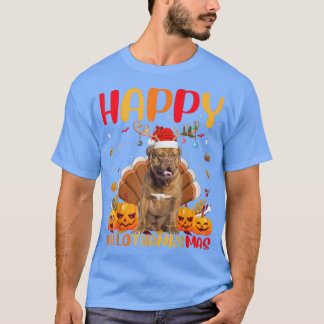 T-shirt Amant Chien Drôle Happy Dogue De Bordeau Chien Bon