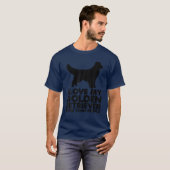 T-shirt Amant Chien - J'Aime Mon Auteur D'Or Plus (Devant entier)