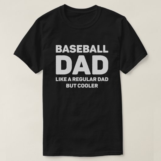 T-shirt Amant de baseball Amusant Cool de baseball papa (Design devant)