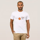 T-shirt Amant de basket-ball (Devant entier)