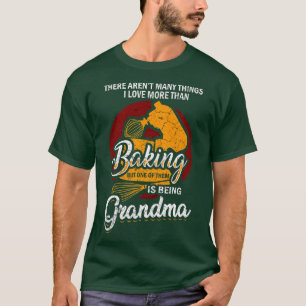 T-shirt Amant de cuisine Amusante Grand-mère Baker Grandma