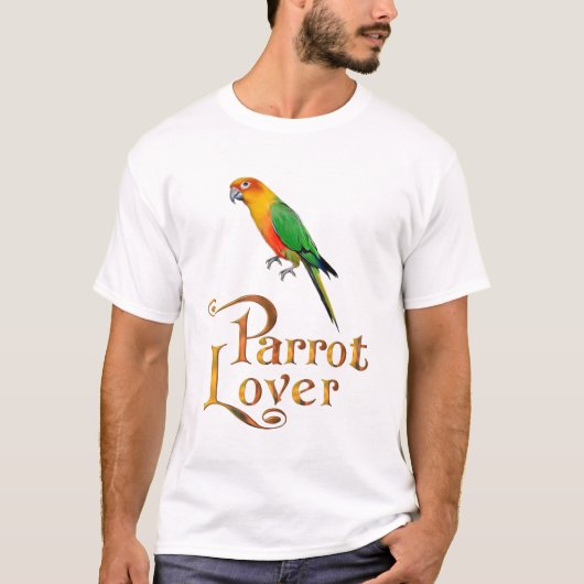 T-shirt Amant de perroquet (Devant)