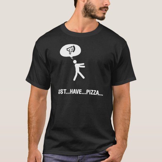 T-shirt Amant de pizza (Devant)