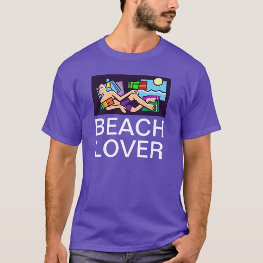 T-SHIRT AMANT DE PLAGE (Devant)