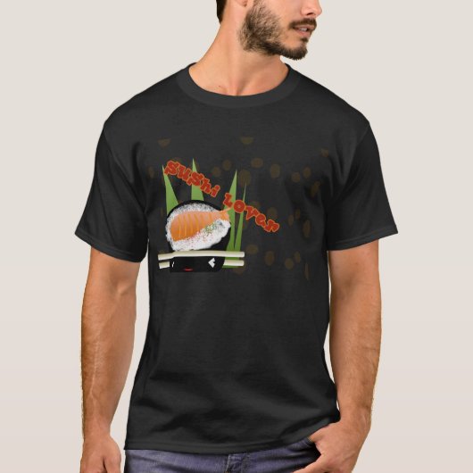 T-shirt Amant de sushi (Devant)