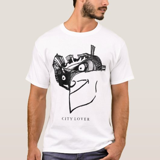 T-shirt Amant de ville (Devant)