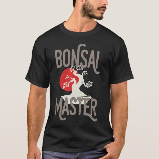 T-shirt Amant Drôle Bonsai Tree Master Cadeaux (Devant)