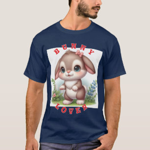 T-shirt Amant lapin