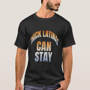 T-shirt Amant Latina Cool Les Latinas Rondes Peuvent Reste