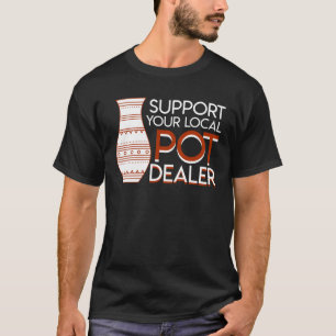 T-shirt Amant local de poterie de marchand de pot de