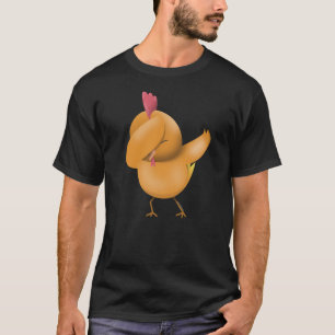 T-shirt Amant tamponnant drôle tamponnant de poulet de co