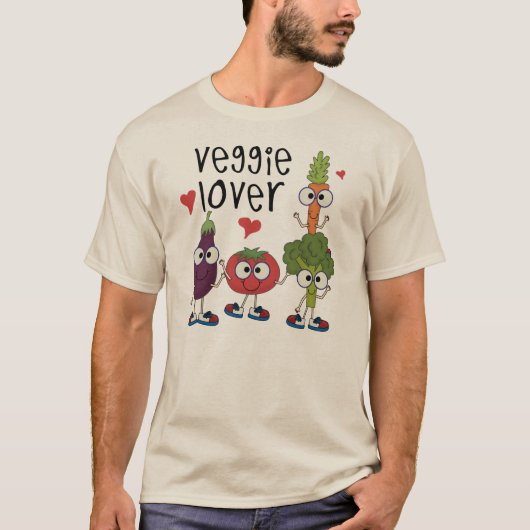 T-shirt Amant végétarien (Devant)