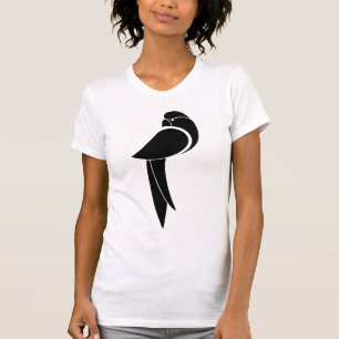 T-shirt Amant vintage de perroquet