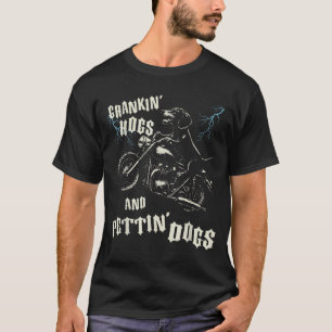 T-shirt Amants de motos et de chiens biker