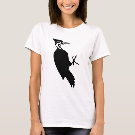 T-shirt Amants noirs et blancs de pivert (Devant)