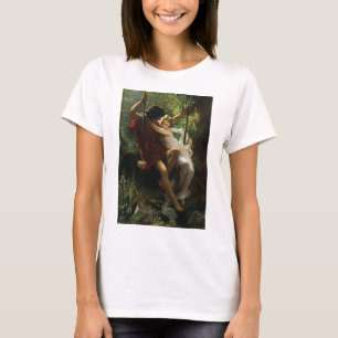 T-shirt Amants sur une balançoire. Le Printemps de Pierre