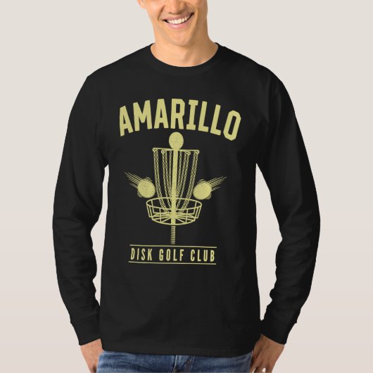 T-shirt Amarillo Disc Golf Club Golfer Texas Disc Golf TX (Devant)
