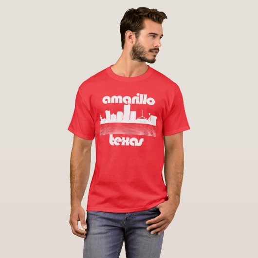 T-shirt Amarillo Texas (Devant entier)