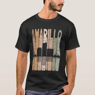T-shirt Amarillo Vintage Amarillo Texas Rétro Ciel d'Amari