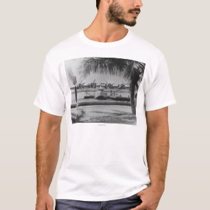 T-shirt Amarrage de tondeuse de la Chine sur l'île