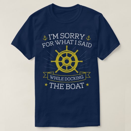 T-shirt Amarrage Du Bateau (Design devant)