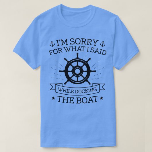 T-shirt Amarrage du bateau 1 (Design devant)