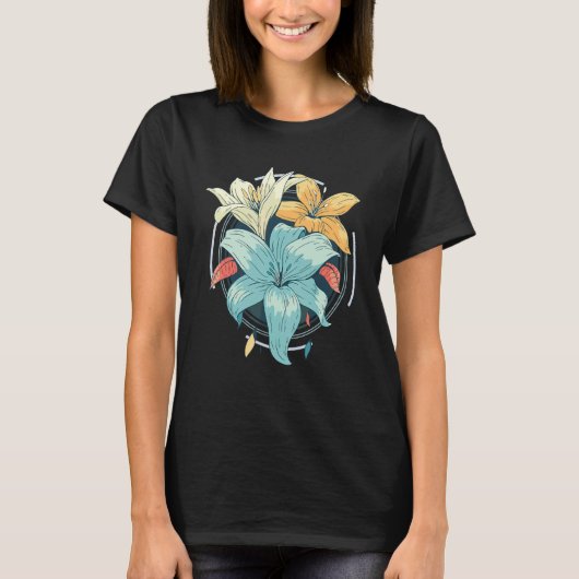 T-shirt Amaryllis Flower Type Florist Garden (Devant)