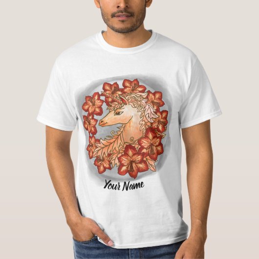 T-shirt Amaryllis Licorne (Devant)