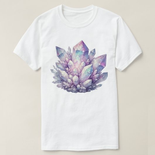 T-shirt Amas de quartz pastel (Design devant)