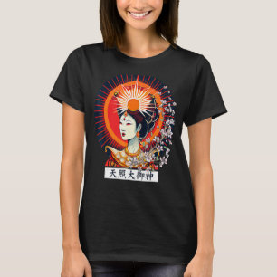 T-shirt Amaterasu Omikami Japonais Déesse Soleil Mythologi