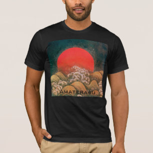 T-shirt AMATERASU, SOLEIL GODDESS Rouge Noir Brown