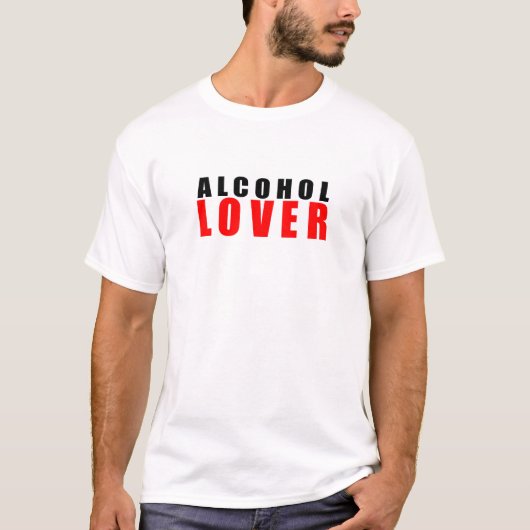 T-shirt Amateur d'alcool (Devant)