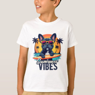 T-shirt Amateur d'animaux Vibrations estivales, amateurs d