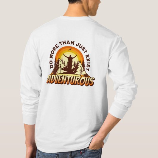 T-shirt amateur d'aventure (Dos)