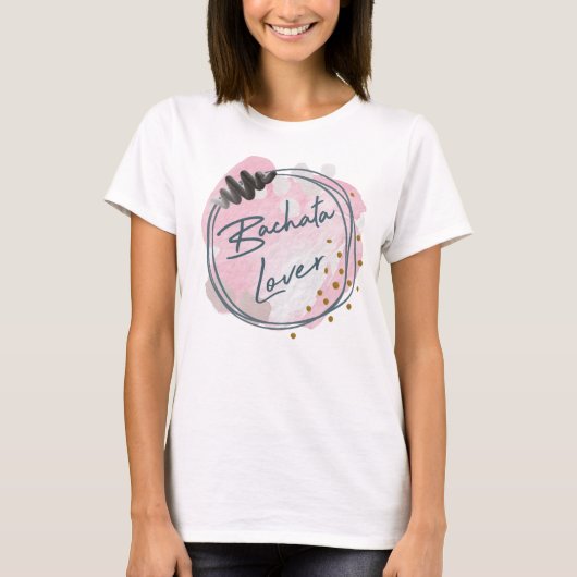 T-shirt Amateur de bachata, baile latino (Devant)