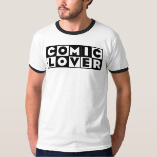T-shirt Amateur de Bande Dessinée Design Gras