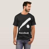 T-shirt Amateur de baseball (Devant entier)