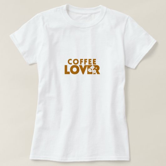T-shirt Amateur de café (Design devant)