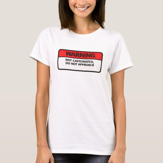 T-shirt Amateur de café (Devant)