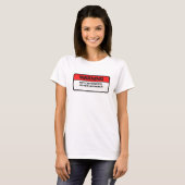 T-shirt Amateur de café (Devant entier)