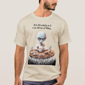 T-shirt amateur de café extraterrestre (Devant)