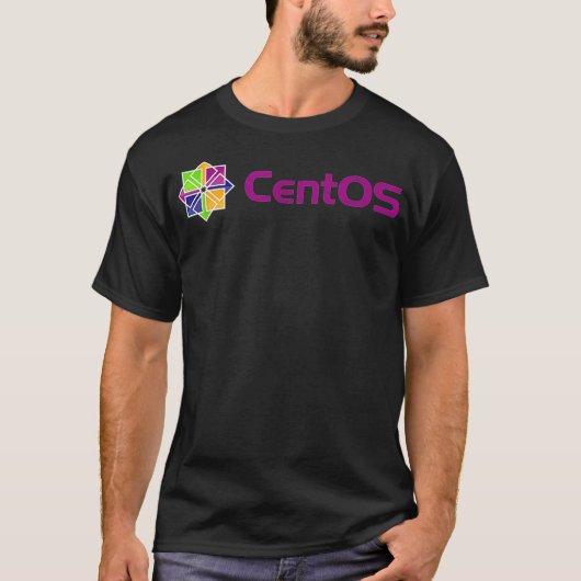 T-shirt Amateur de CentOs Linu avec slogan Open Source Os (Devant)