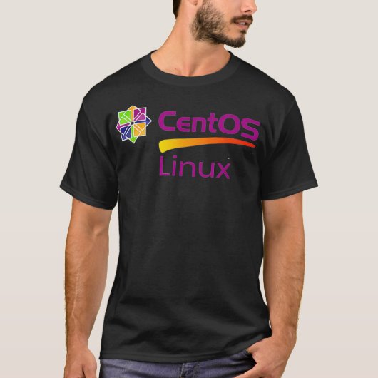 T-shirt Amateur de CentOs Linu avec slogan Open Source Os (Devant)