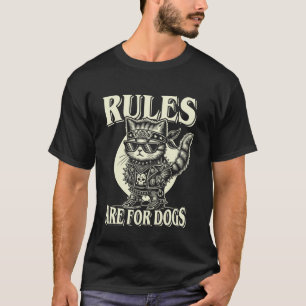 T-shirt Amateur de chat drôle u2013 Les règles sont pour l