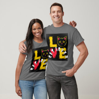 T-shirt Amateur de chats
