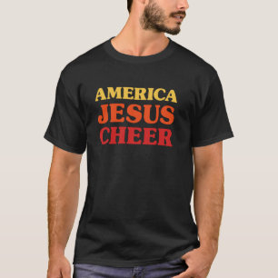 T-shirt Amateur de cheer J'aime le cheerleading Amérique J
