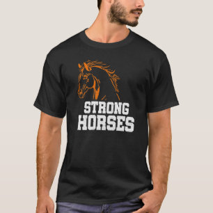 T-shirt Amateur de cheval graphique fort Cavalier équestre