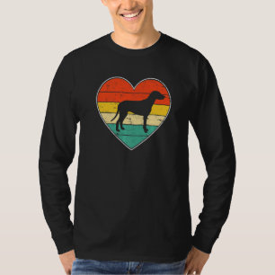 T-shirt Amateur de chien dalmatien mignon Saint-Valentin D