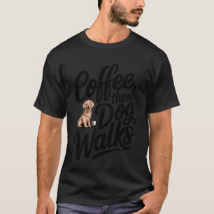 T-shirt Amateur de chien parent de chien promène le chien